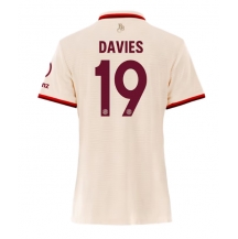Maillot de football Réplique Bayern Munich Alphonso Davies #19 Troisième Femme 2024-25 Manche Courte