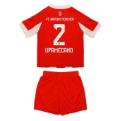 Maillot de football Réplique Bayern Munich Dayot Upamecano #2 Domicile Enfant 2025-26 Manche Courte (+ Pantalon court)