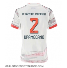 Maillot de football Réplique Bayern Munich Dayot Upamecano #2 Extérieur Femme 2025-26 Manche Courte