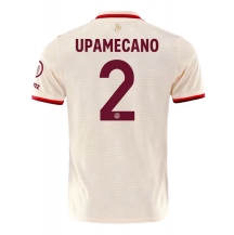 Maillot de football Réplique Bayern Munich Dayot Upamecano #2 Troisième 2024-25 Manche Courte