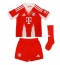 Maillot de football Réplique Bayern Munich Harry Kane #9 Domicile Enfant 2025-26 Manche Courte (+ Pantalon court)