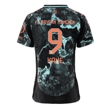 Maillot de football Réplique Bayern Munich Harry Kane #9 Extérieur Femme 2024-25 Manche Courte