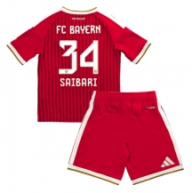 Maillot de football Réplique Bayern Munich Ismael Saibari #34 Domicile Enfant 2026-27 Manche Courte (+ Pantalon court)