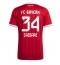 Maillot de football Réplique Bayern Munich Ismael Saibari #34 Domicile Femme 2026-27 Manche Courte