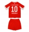 Maillot de football Réplique Bayern Munich Jamal Musiala #10 Domicile Enfant 2025-26 Manche Courte (+ Pantalon court)