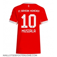 Maillot de football Réplique Bayern Munich Jamal Musiala #10 Domicile Femme 2025-26 Manche Courte