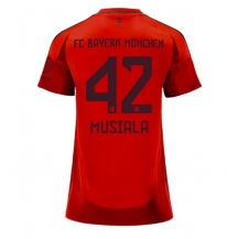 Maillot de football Réplique Bayern Munich Jamal Musiala #42 Domicile Femme 2024-25 Manche Courte