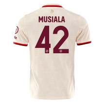 Maillot de football Réplique Bayern Munich Jamal Musiala #42 Troisième 2024-25 Manche Courte