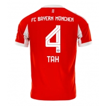 Maillot de football Réplique Bayern Munich Jonathan Tah #4 Domicile 2025-26 Manche Courte