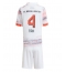 Maillot de football Réplique Bayern Munich Jonathan Tah #4 Extérieur Enfant 2025-26 Manche Courte (+ Pantalon court)