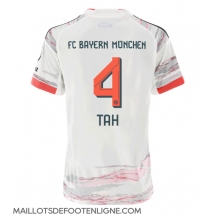 Maillot de football Réplique Bayern Munich Jonathan Tah #4 Extérieur Femme 2025-26 Manche Courte