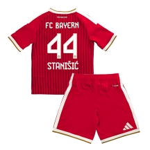 Maillot de football Réplique Bayern Munich Josip Stanisic #44 Domicile Enfant 2026-27 Manche Courte (+ Pantalon court)