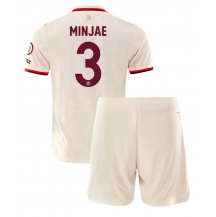 Maillot de football Réplique Bayern Munich Kim Min-jae #3 Troisième Enfant 2024-25 Manche Courte (+ Pantalon court)