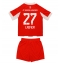 Maillot de football Réplique Bayern Munich Konrad Laimer #27 Domicile Enfant 2025-26 Manche Courte (+ Pantalon court)