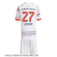 Maillot de football Réplique Bayern Munich Konrad Laimer #27 Extérieur Enfant 2025-26 Manche Courte (+ Pantalon court)