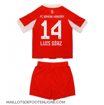Maillot de football Réplique Bayern Munich Luis Diaz #14 Domicile Enfant 2025-26 Manche Courte (+ Pantalon court)