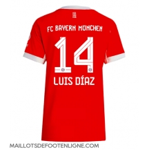 Maillot de football Réplique Bayern Munich Luis Diaz #14 Domicile Femme 2025-26 Manche Courte