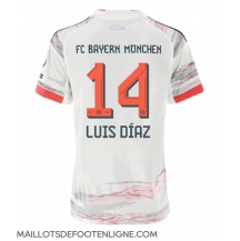Maillot de football Réplique Bayern Munich Luis Diaz #14 Extérieur Femme 2025-26 Manche Courte