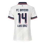 Maillot de football Réplique Bayern Munich Luis Diaz #14 Extérieur Femme 2026-27 Manche Courte
