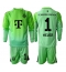 Maillot de football Réplique Bayern Munich Manuel Neuer #1 Gardien de but Domicile Enfant 2025-26 Manche Longue (+ Pantalon court)
