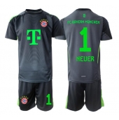 Maillot de football Réplique Bayern Munich Manuel Neuer #1 Gardien de but Extérieur Enfant 2025-26 Manche Courte (+ Pantalon court)