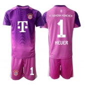 Maillot de football Réplique Bayern Munich Manuel Neuer #1 Gardien de but Troisième Enfant 2025-26 Manche Courte (+ Pantalon court)