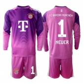 Maillot de football Réplique Bayern Munich Manuel Neuer #1 Gardien de but Troisième Enfant 2025-26 Manche Longue (+ Pantalon court)