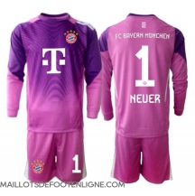 Maillot de football Réplique Bayern Munich Manuel Neuer #1 Gardien de but Troisième Enfant 2025-26 Manche Longue (+ Pantalon court)