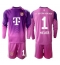 Maillot de football Réplique Bayern Munich Manuel Neuer #1 Gardien de but Troisième Enfant 2025-26 Manche Longue (+ Pantalon court)
