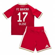Maillot de football Réplique Bayern Munich Michael Olise #17 Domicile Enfant 2026-27 Manche Courte (+ Pantalon court)