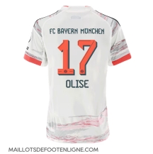 Maillot de football Réplique Bayern Munich Michael Olise #17 Extérieur Femme 2025-26 Manche Courte