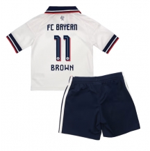 Maillot de football Réplique Bayern Munich Nathaniel Brown #11 Extérieur Enfant 2026-27 Manche Courte (+ Pantalon court)