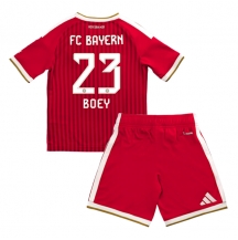 Maillot de football Réplique Bayern Munich Sacha Boey #23 Domicile Enfant 2026-27 Manche Courte (+ Pantalon court)
