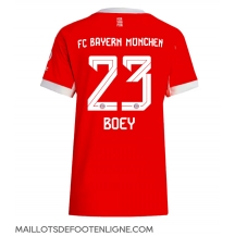 Maillot de football Réplique Bayern Munich Sacha Boey #23 Domicile Femme 2025-26 Manche Courte