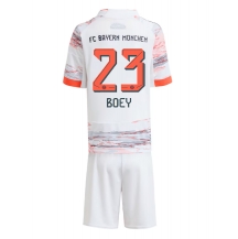 Maillot de football Réplique Bayern Munich Sacha Boey #23 Extérieur Enfant 2025-26 Manche Courte (+ Pantalon court)