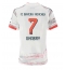 Maillot de football Réplique Bayern Munich Serge Gnabry #7 Extérieur Femme 2025-26 Manche Courte