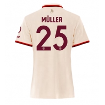 Maillot de football Réplique Bayern Munich Thomas Muller #25 Troisième Femme 2024-25 Manche Courte