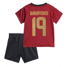 Maillot de football Réplique Belgique Johan Bakayoko #19 Domicile Enfant Europe 2024 Manche Courte (+ Pantalon court)