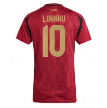 Maillot de football Réplique Belgique Romelu Lukaku #10 Domicile Femme Europe 2024 Manche Courte