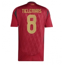 Maillot de football Réplique Belgique Youri Tielemans #8 Domicile Europe 2024 Manche Courte