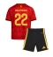 Maillot de football Réplique Belgium Alexis Saelemaekers #22 Domicile Enfant Mondial 2026 Manche Courte (+ Pantalon court)