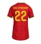 Maillot de football Réplique Belgium Alexis Saelemaekers #22 Domicile Femme Mondial 2026 Manche Courte