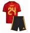 Maillot de football Réplique Belgium Amadou Onana #24 Domicile Enfant Mondial 2026 Manche Courte (+ Pantalon court)