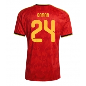 Maillot de football Réplique Belgium Amadou Onana #24 Domicile Mondial 2026 Manche Courte
