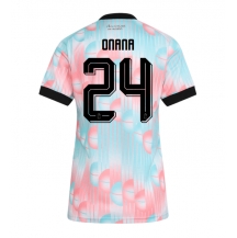 Maillot de football Réplique Belgium Amadou Onana #24 Extérieur Femme Mondial 2026 Manche Courte