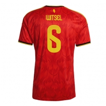 Maillot de football Réplique Belgium Axel Witsel #6 Domicile Mondial 2026 Manche Courte