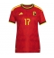 Maillot de football Réplique Belgium Charles De Ketelaere #17 Domicile Femme Mondial 2026 Manche Courte