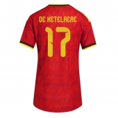 Maillot de football Réplique Belgium Charles De Ketelaere #17 Domicile Femme Mondial 2026 Manche Courte