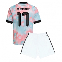 Maillot de football Réplique Belgium Charles De Ketelaere #17 Extérieur Enfant Mondial 2026 Manche Courte (+ Pantalon court)
