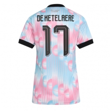 Maillot de football Réplique Belgium Charles De Ketelaere #17 Extérieur Femme Mondial 2026 Manche Courte